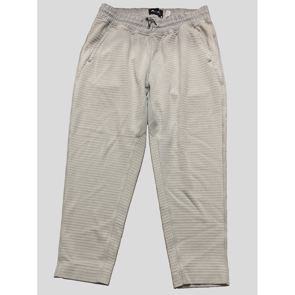Adidas  Reigning Champ Mens XL Waffle Knit Gray Jogger Drawstring Sweatpants